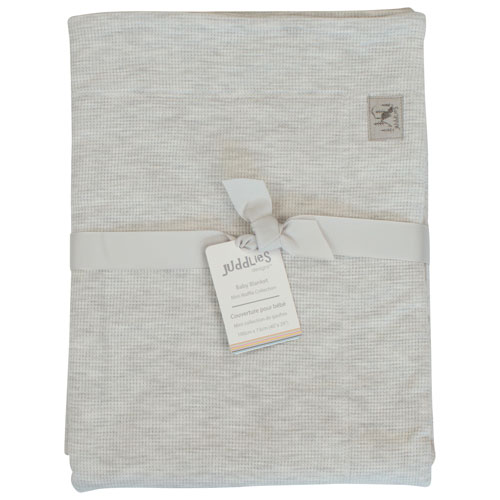 Juddlies Mini Waffle Blanket - Light Grey