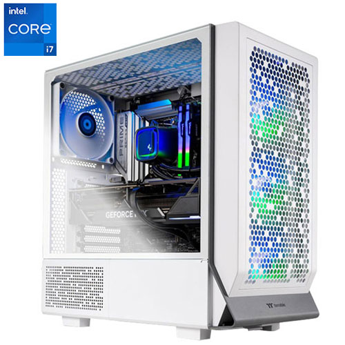 SkyTech Omega2 Gaming PC - White (Intel Core i7 14700F/2TB SSD/32GB RAM ...