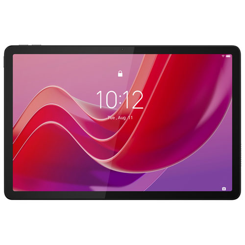 Tablette Tab M11 11 po 64 Go Android 13 de Lenovo à processeur octocoeur MediaTek Helio G88 avec étui et stylet - Gris