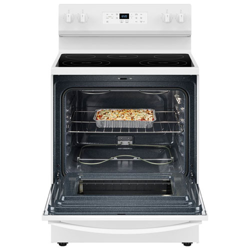 Whirlpool 3 Series 30" 5.3 Cu. Ft. Self-Clean 5-Elements Freestanding Electric Range- White