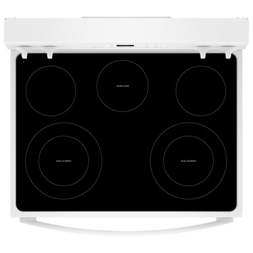Whirlpool 3 Series 30" 5.3 Cu. Ft. Self-Clean 5-Elements Freestanding Electric Range- White