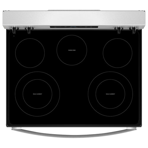 Whirlpool 3 Series 30" 5.3 Cu. Ft. Self-Clean 5-Elements Freestanding Electric Range (YWFES3330RZ) - SS
