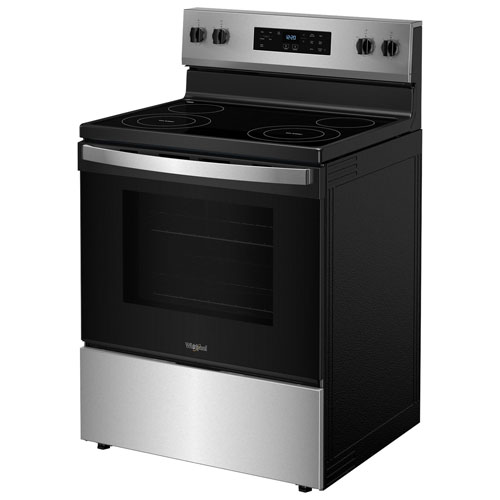 Whirlpool 3 Series 30" 5.3 Cu. Ft. Self-Clean 4-Element Freestanding Electric Range - SS