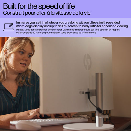 HP 27" All-in-One PC (Intel Core Ultra 7 155U/1TB SSD/16GB RAM/Windows 11) - Only at Best Buy