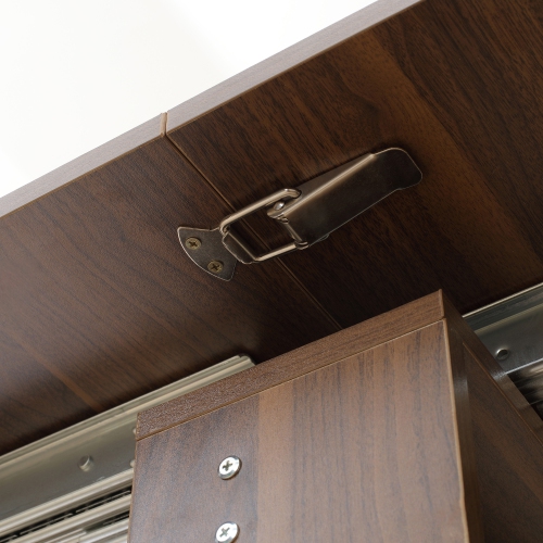 HOMCOM – Table à dîner extensible, table de cuisine extensible pour petits espaces, 6 places pour un maximum, brun clair