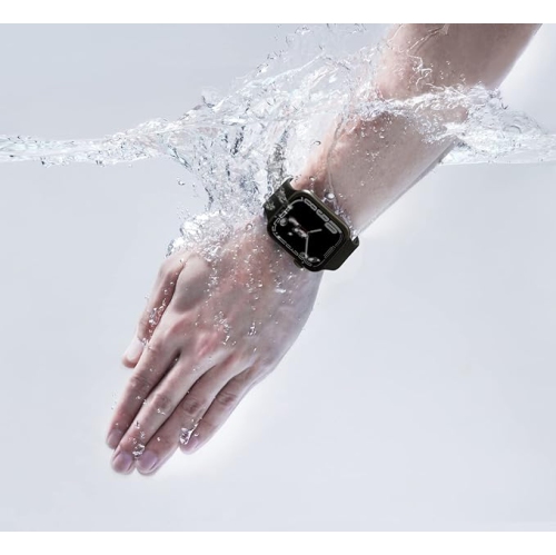 Bracelet en silicone souple de rechange pour Apple Watch Series 1 à 7 se, 40&nbsp;mm 41&nbsp;mm de 38&nbsp;mm - Rose doré