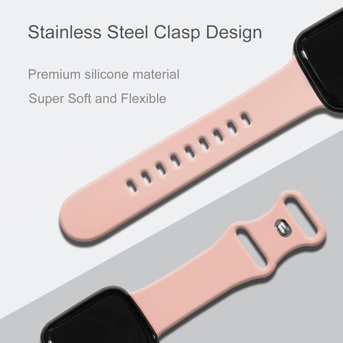 Bracelet iWatch moderne avec fermeture en silicone liquide et bracelet à boucle pour Apple Watch série Sport 1/2/3/4/5/6/7/8/9 42 mm,