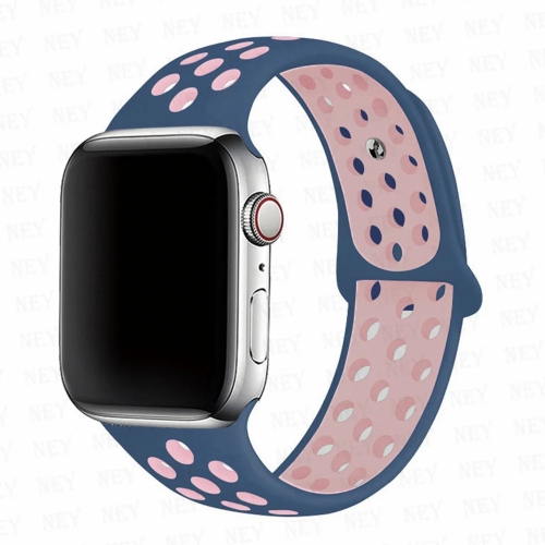 Bracelets sport compatibles avec le bracelet Apple Watch 38&nbsp;mm pour femmes 41&nbsp;mm de 40&nbsp;mm, bracelets de rechange respirables en silico