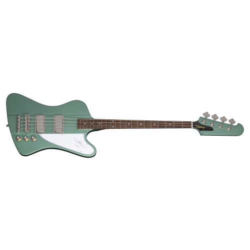 Guitare basse électrique Thunderbird '64 d'Epiphone avec étui Gigbag - Vert Inverness