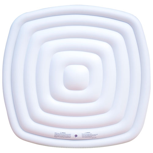 Mspa Square Inflatable Bladder for 6Person Spa Tubs White Best Buy