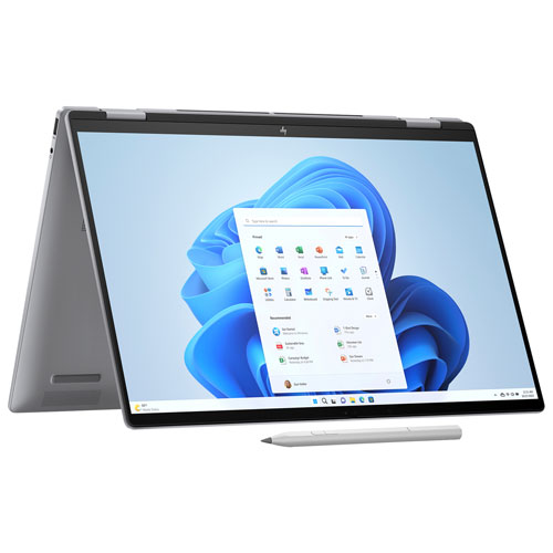 Portable 2-en-1 à écran tactile 16 po Envy x360 de HP - Argent météore