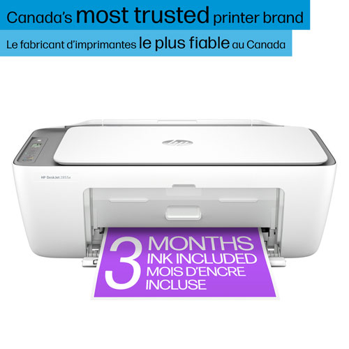 HP DeskJet 2855e Wireless All-In-One Inkjet Printer - HP Instant Ink 3-Month Free Trial Included*
