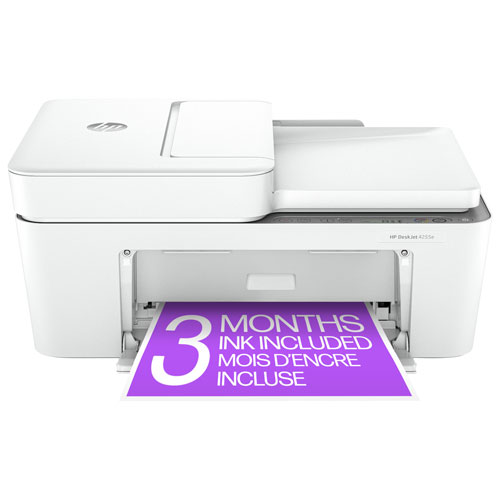 HP DeskJet 4255e Wireless All-In-One Inkjet Printer - HP Instant Ink 3-Month Free Trial Included*