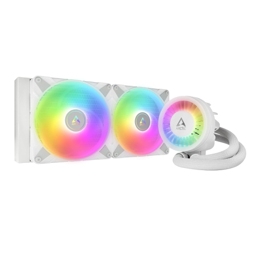 ARCTIC  Liquid Freezer Iii 280 A-RGB Aio Cpu Water Cooler (Intel & Amd), New Silent & Powerful Vrm Fan, Improved Radiator, Efficient Pwm Pump (White)