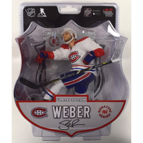 NHL Hockey Montreal 6 Inch Static Figure Premium Sports - Shae Weber White Jersey