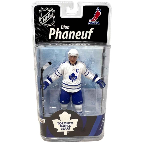 Hockey de la LNH, 6 po, Static Figure Series 27 - variante en jersey blanc Dion Phaneuf