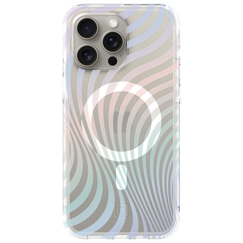 Incipio Forme Fitted Hard Shell Case for iPhone 15 Pro Max - Hypnowave Iridesccent