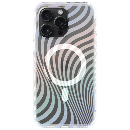 Incipio Forme Fitted Hard Shell Case for iPhone 15 Pro Max - Hypnowave Iridesccent