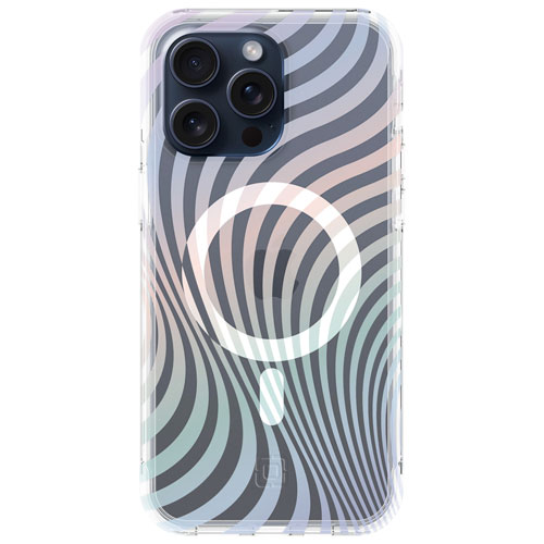 Incipio Forme Fitted Hard Shell Case for iPhone 15 Pro Max - Hypnowave Iridesccent