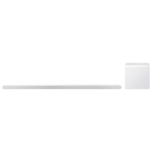 Samsung HW-S801D/ZC 3.1.2 Channel Wireless Dolby Atmos Sound Bar with Wireless Subwoofer- White