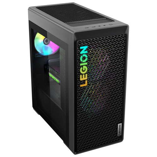 Lenovo Legion Tower 5 Gaming PC - Storm Grey (AMD Ryzen 5 7600/16GB RAM/512GB SSD/RTX 4060/Windows 11)