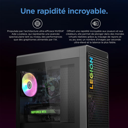 Lenovo Legion Tower 5 Gaming PC - Storm Grey (AMD Ryzen 5 7600/16GB RAM/512GB SSD/RTX 4060/Windows 11)