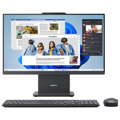 Ordinateur de bureau Ideacentre AIO 3 de Lenovo - Gris luna