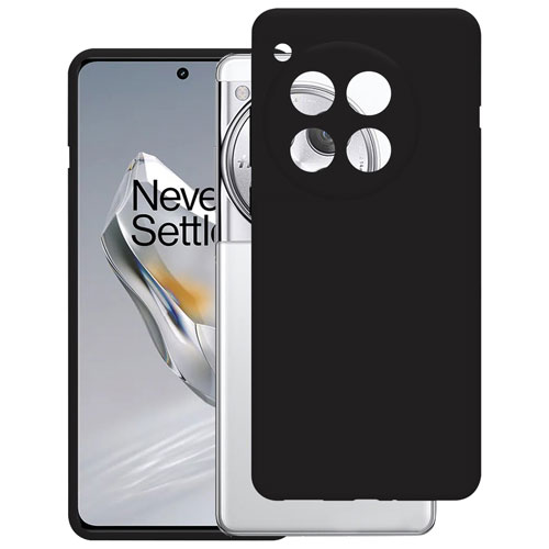 Just In Case Fitted Soft Shell Case for OnePlus 12 - Black