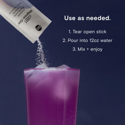 Jus de lune Sleepy Magnesi-OM mélatonine + magnésium aide au sommeil, 0,3 mg