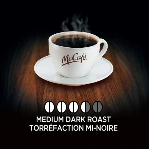 McCafé Premium Medium Dark Roast K-Cup Coffee Pods - 48 Count | Ethically Sourced for Keurig Coffee Makers