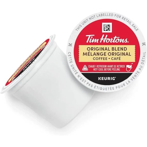 Tim Hortons Original Coffee Blend K-Cup Pods - 48 Count | Medium Roast for Keurig
