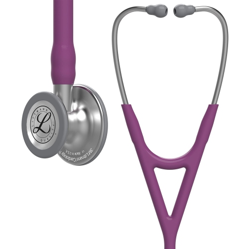 3M Littmann Cardiology IV Diagnostic Stethoscope, Plum Tube, 27 inch