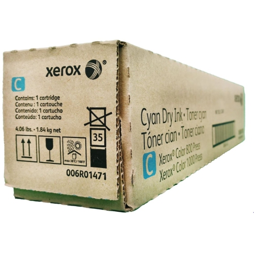 ** 365 DAYS WARRANTY **/ Xerox 006R01471, 006R01476 Cyan Original Toner Cartridge, For: Xerox 800, 1000 Digital Color Press. By AZX-DEALS CANADA