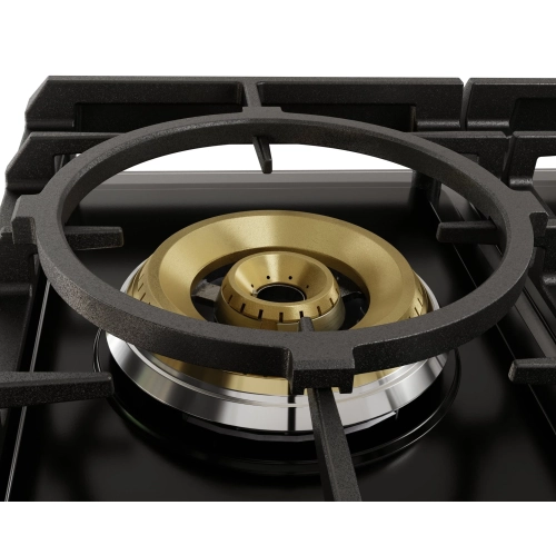 FOTILE GLG30401-Y 30” Moonshadow Tempered Glass 4-Burner Gas Cooktop, Tri-Ring 18,000 BTUs Center Burner with Flame Failure Protection Removable