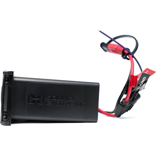 Marine Single-DIN Size Waterproof AM/FM Bluetooth Powersports Stereo 200 Watt Radio and 6.5-inch Speaker Pair Kit