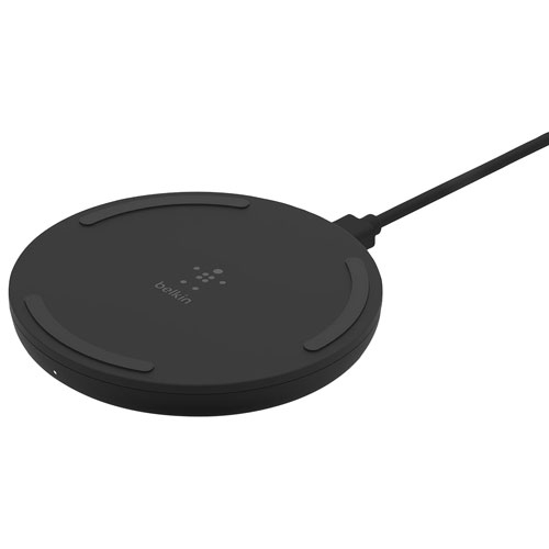 Refurbished Belkin Quick Charge 10W Qi-Certified Charging Pad -Black