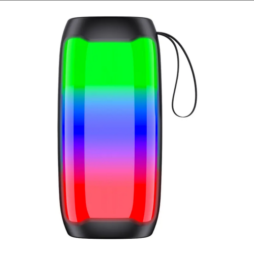 Portable Wireless Bluetooth Stereo Speaker with Colourful LED Light for Travel Indoor Outdoor Party