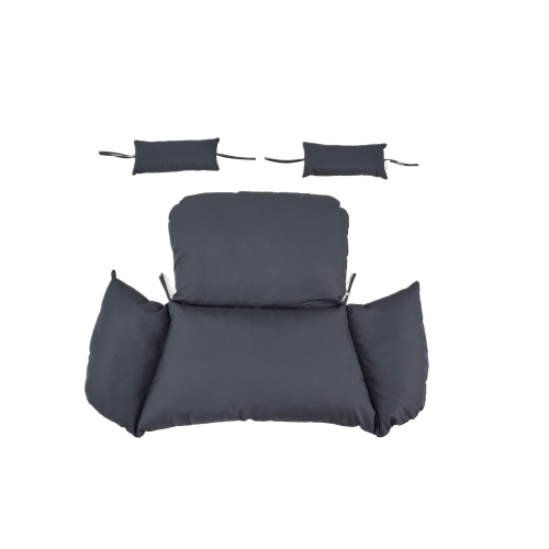 Kingman Outdoor/Indoor Double Porch Swing Egg Chair with Stand