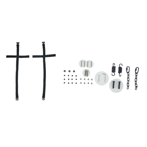 Kingman Outdoor/Indoor Double Porch Swing Egg Chair with Stand