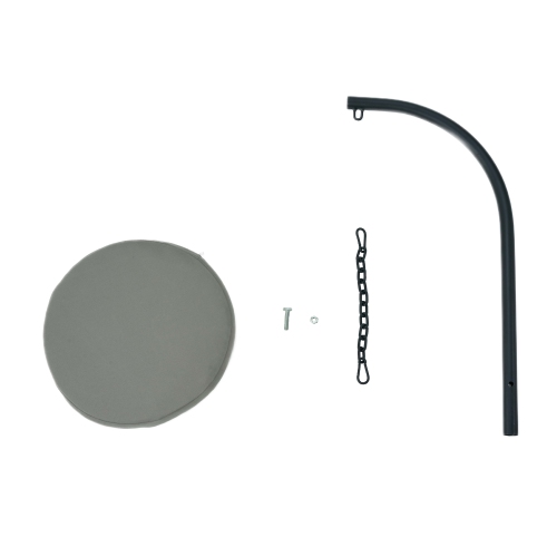 Balançoire de porche avec coussin pour animal de compagnie fabriquée à la main de Kingman - Jaune