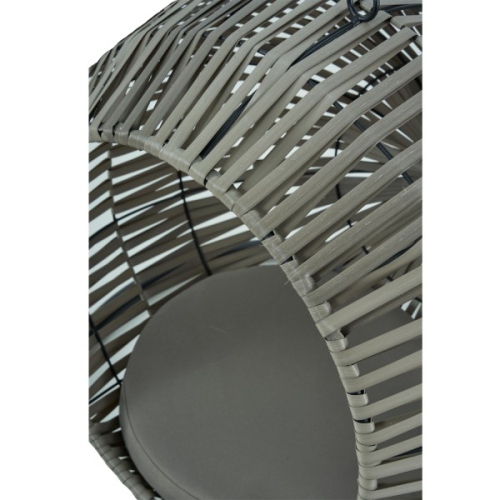 Balançoire de porche avec coussin pour animal de compagnie fabriquée à la main de Kingman - Gris