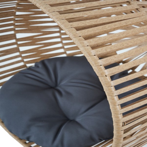 Fauteuil pour animal de compagnie fabriqué à la main avec coussin de Kingman - Jaune