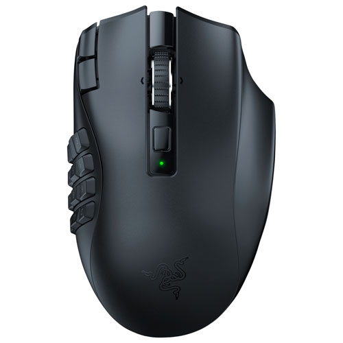 Souris de jeu optique Bluetooth 30000&nbsp;ppp Naga V2 HyperSpeed de Razer - Noir