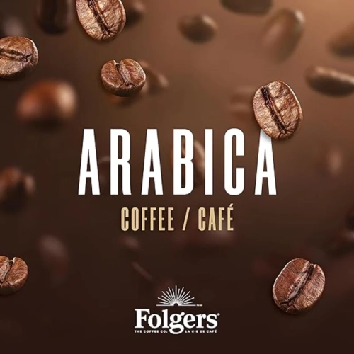 Folgers Caramel Drizzle Flavoured Coffee K-Cup Pods - 30 Count | For Keurig Coffee Makers