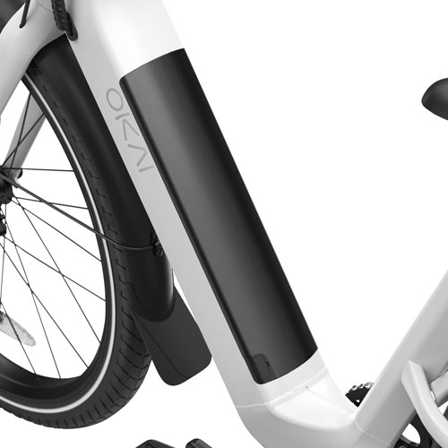 OKAI Stride 500W Step-Through Electric City Bike with up to 64km Battery Life - White