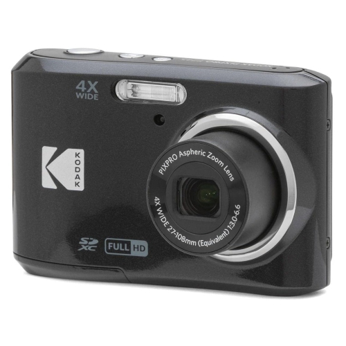 KODAK PIXPRO FZ45-BL 16MP Digital Camera 4X Optical Zoom 27mm Wide Angle 1080P Full HD Video 2.7" LCD Vlogging Camera