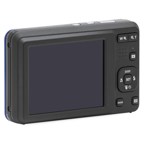 KODAK PIXPRO FZ55-BL 16MP Digital Camera 5X Optical Zoom 28mm Wide Angle 1080P Full HD Video 2.7" LCD Vlogging Camera