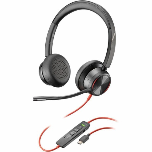 Poly 8225 Blackwire 8225 Stereo USB-C Headset +USB-C/A Adapter