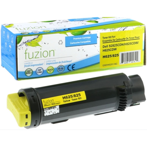 ** 365 DAYS WARRANTY **/ FUZION™. Dell 3P7C4 | 593-BBOZ, 3P7C4, 0CX53. Yellow High-Yield Compatible Toner For: H625/ H825, S2825. By AZX-DEALS CANADA