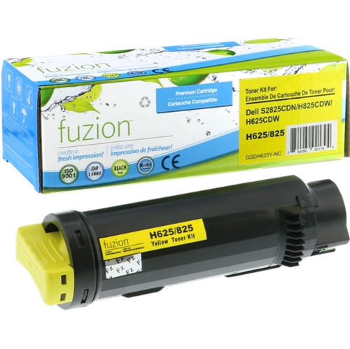 ** 365 DAYS WARRANTY **/ FUZION™. Dell 3P7C4 | 593-BBOZ, 3P7C4, 0CX53. Yellow High-Yield Compatible Toner For: H625/ H825, S2825. By AZX-DEALS CANADA